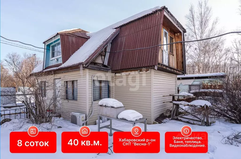 Дом в Хабаровский край, Хабаровский район, Весна-1 садовые участки  ... - Фото 2