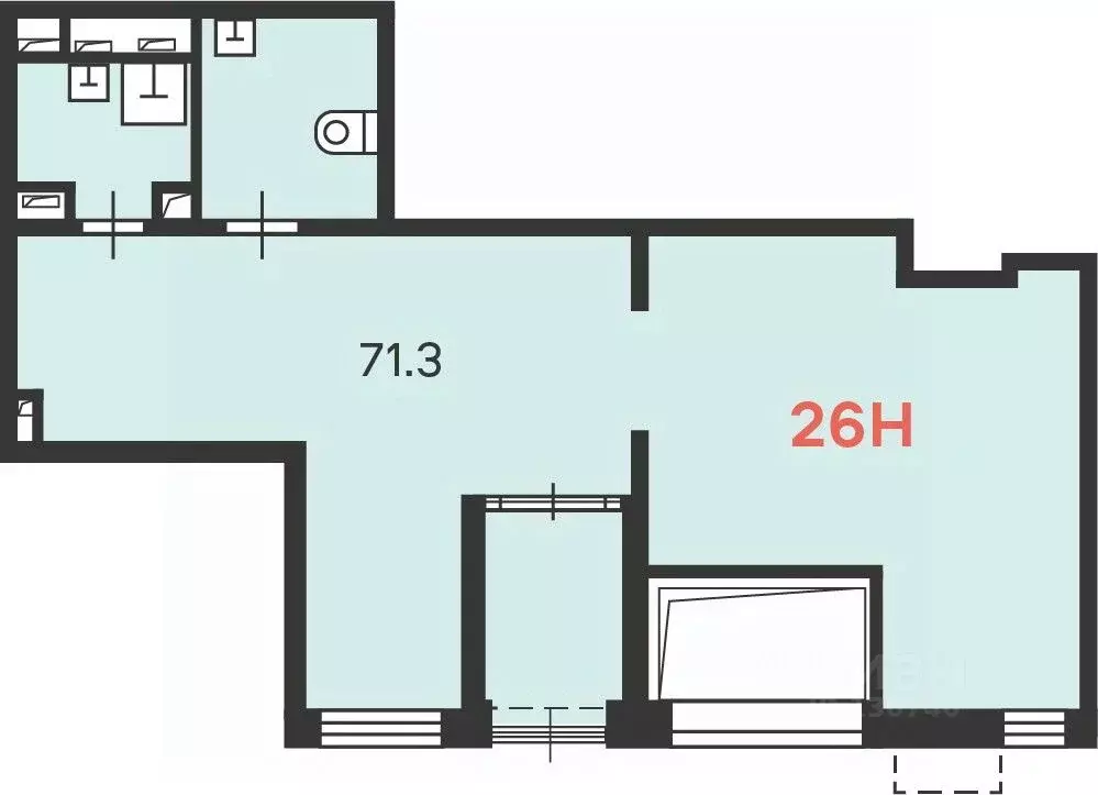Помещение свободного назначения в Москва Погонный проезд, 13 (72 м) - Фото 2
