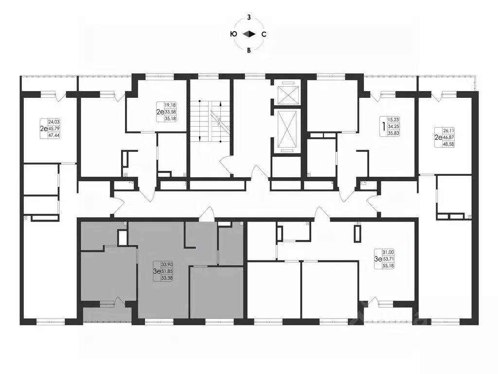 3-к кв. Воронежская область, Воронеж Первое Мая мкр, Май жилой ... - Фото 2