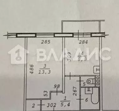 1-к. квартира, 31,1 м, 5/10 эт. - Фото 1