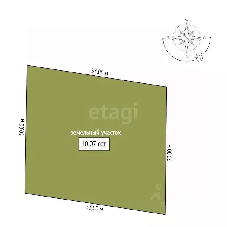 Участок в Амурская область, Благовещенский район, с. Волково  (10.0 ... - Фото 2