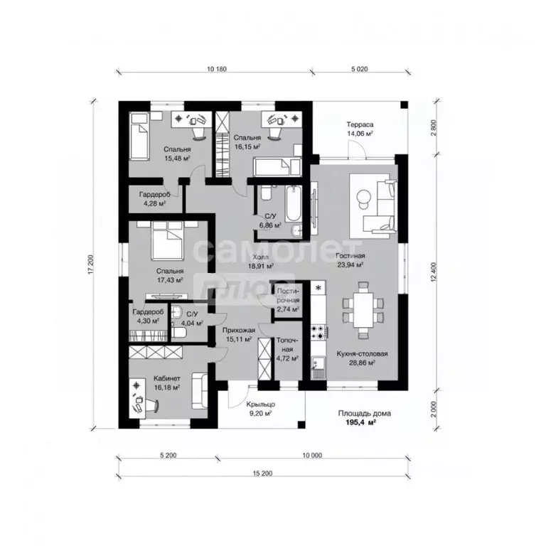 Дом в Курская область, Курский район, Моковский сельсовет, д. 1-я ... - Фото 2