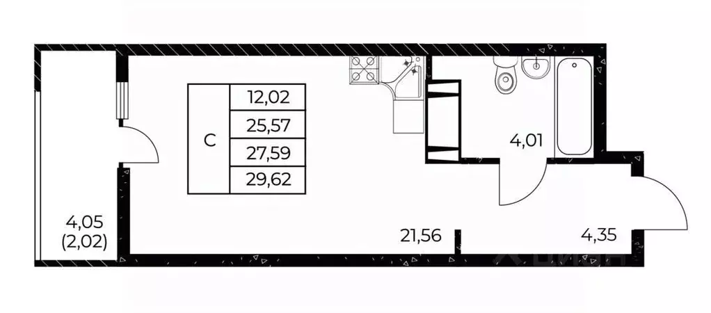 Студия Ростовская область, Ростов-на-Дону Звезда Столицы 2 жилой ... - Фото 1