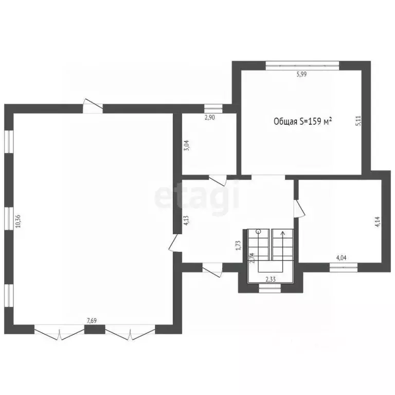 Дом в Кемеровская область, Кемеровский муниципальный округ, с. ... - Фото 1