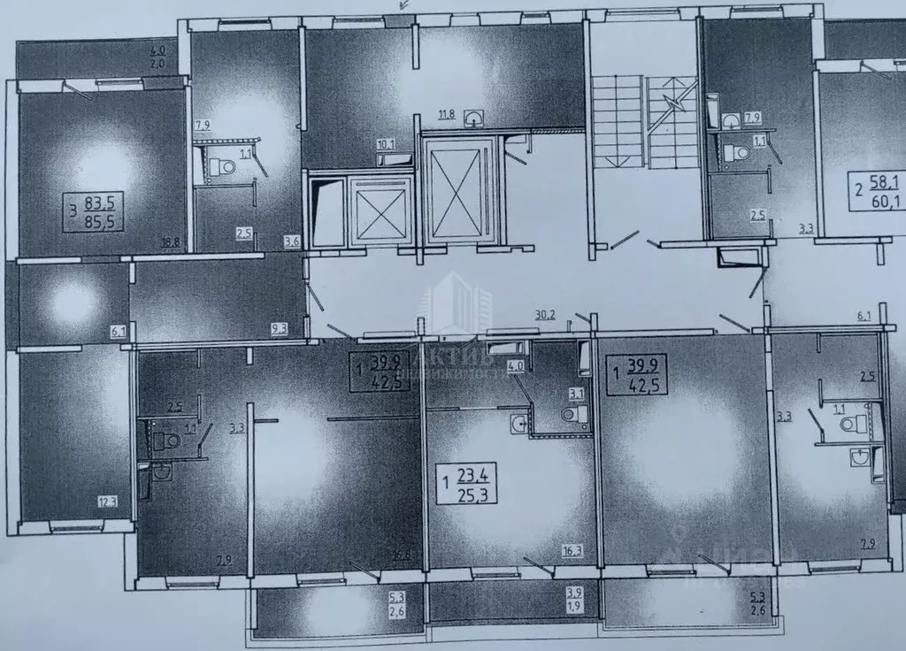 3-к кв. Красноярский край, Красноярск Соколовская ул., 58 (83.8 м) - Фото 2