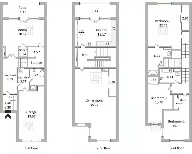 4-к кв. Москва Береговая ул., 3К11 (185.0 м) - Фото 2