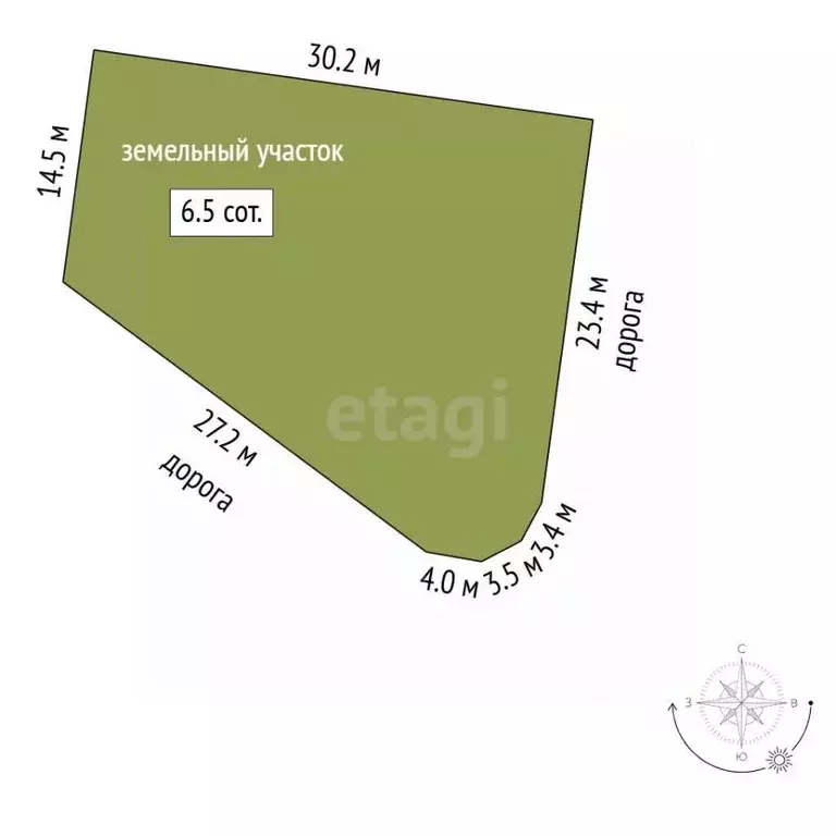 Участок в Крым, Симферопольский район, Добровское с/пос, с. ... - Фото 1