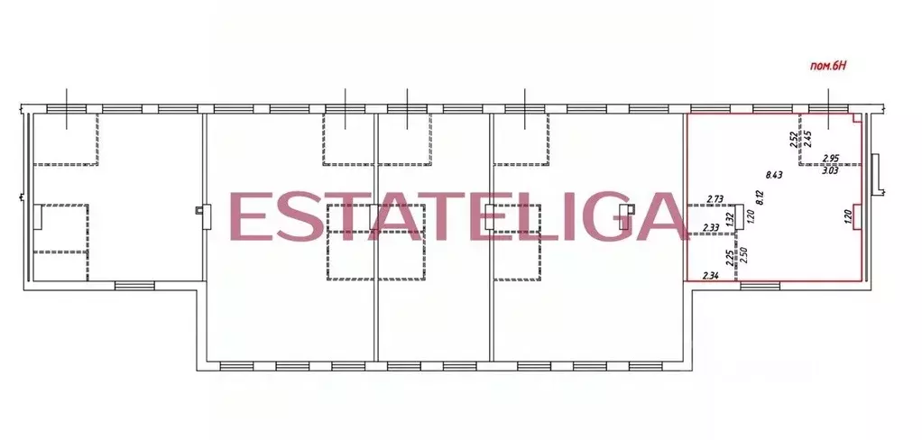 Помещение свободного назначения в Москва ул. Николая Озерова, 8к1 (67 ... - Фото 2