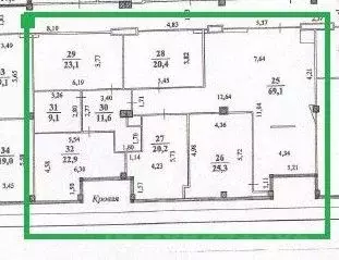 Офис в Нижегородская область, Нижний Новгород ул. Короленко, 29 (201 ... - Фото 1