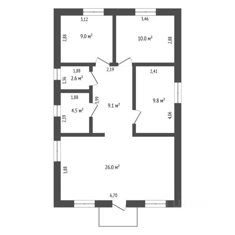 Коттедж в Тюменская область, Тюмень На Липовом кп,  (75 м) - Фото 2