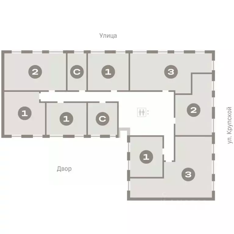 1-к кв. Омская область, Омск  (41.99 м) - Фото 1