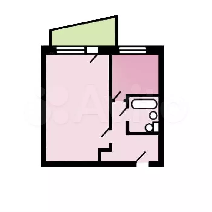 1-к. квартира, 35 м, 8/9 эт. - Фото 0