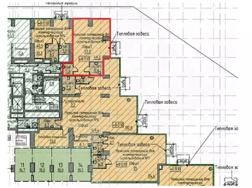Помещение свободного назначения в Москва Кутузовский проезд, 16А/1 (58 ... - Фото 2