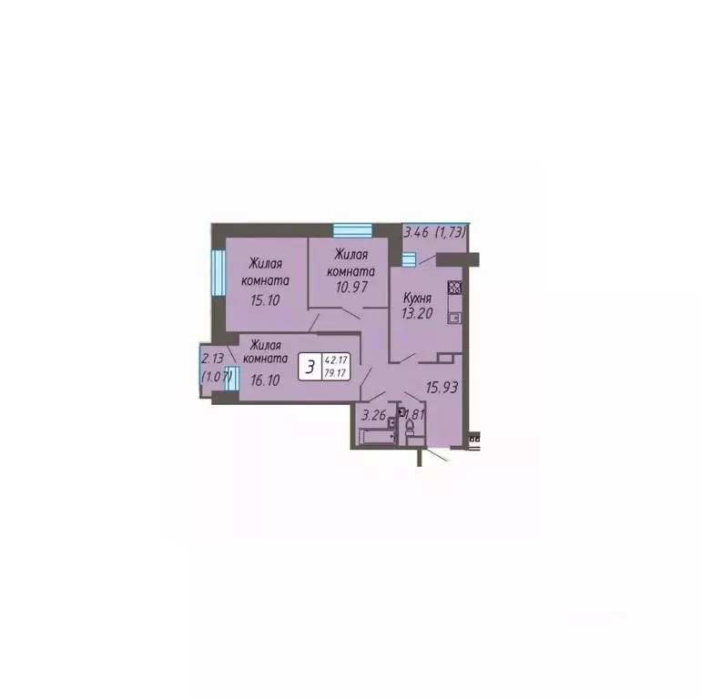 3-к кв. Чувашия, Новочебоксарск ул. Воинов-интернационалистов, поз6 ... - Фото 0