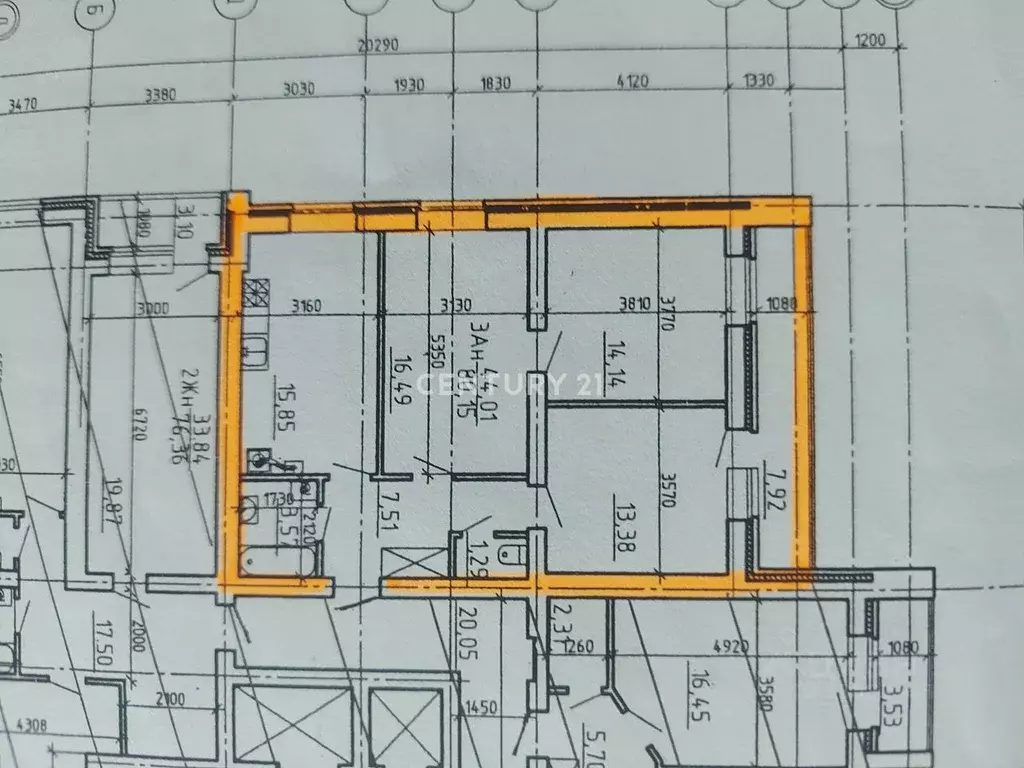3-к кв. Тверская область, Тверь Кольцевая ул., 81 (80.0 м) - Фото 2