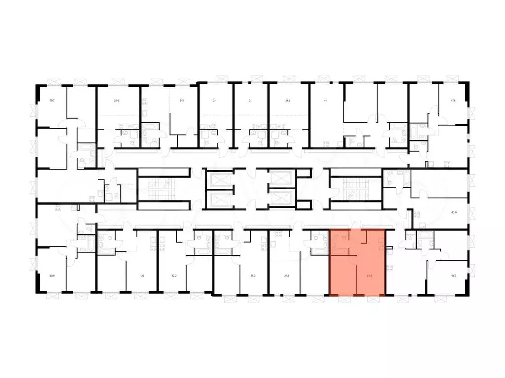 1-к. квартира, 33,8 м, 17/24 эт. - Фото 1