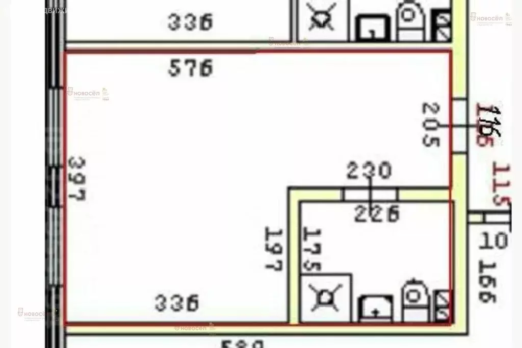 Квартира-студия: Арамиль, улица Гарнизон, 3/4к1 (26 м) - Фото 1