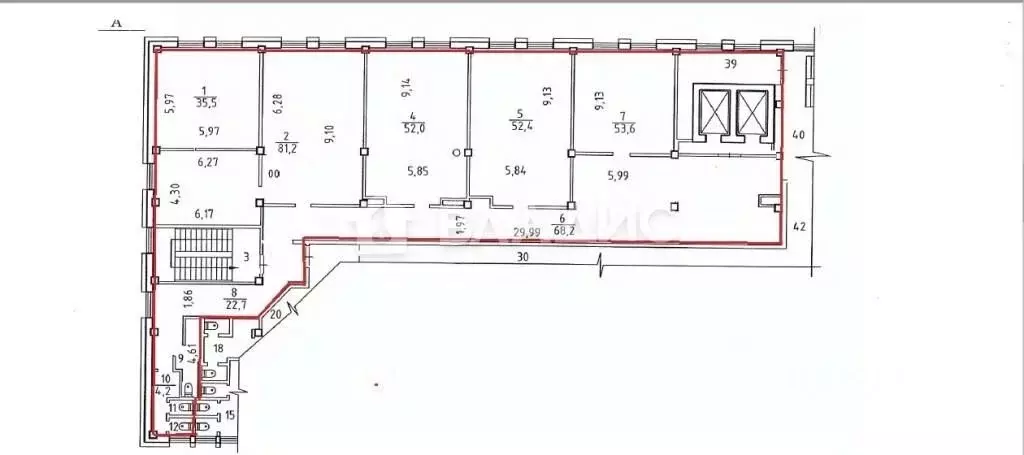 Офис в Новосибирская область, Новосибирск ул. Державина, 28 (389 м) - Фото 1