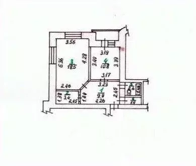 1-к кв. Орловская область, Орел Комсомольская ул., 269 (46.6 м) - Фото 1