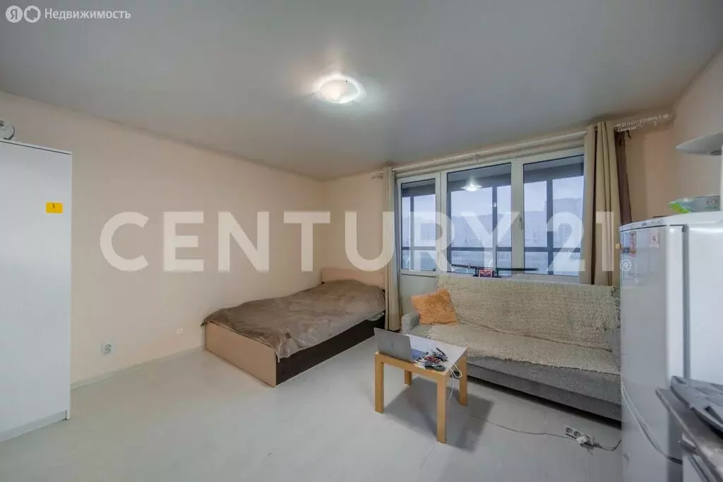 Квартира-студия: Санкт-Петербург, улица Вадима Шефнера, 10к1 (26 м) - Фото 1