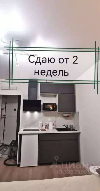 Студия Московская область, Одинцово ул. Рябиновая, 5 (19.9 м) - Фото 1