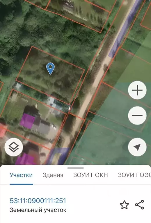 Участок в Новгородская область, Новгородский район, Ракомское с/пос, ... - Фото 1