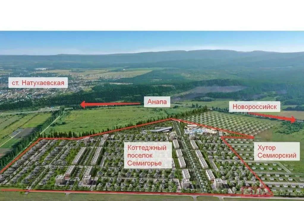 Участок в Краснодарский край, Новороссийск городской округ, ... - Фото 2