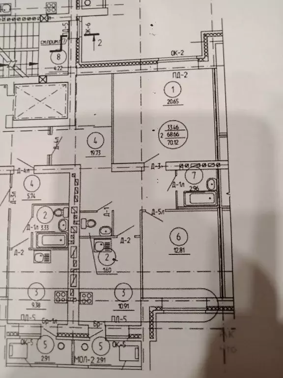 Продаётся 2-к квартира, 70 м - Фото 1