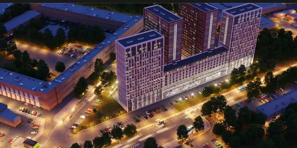 Свободной планировки кв. Москва Новоостаповская ул., 20 (34.0 м) - Фото 1