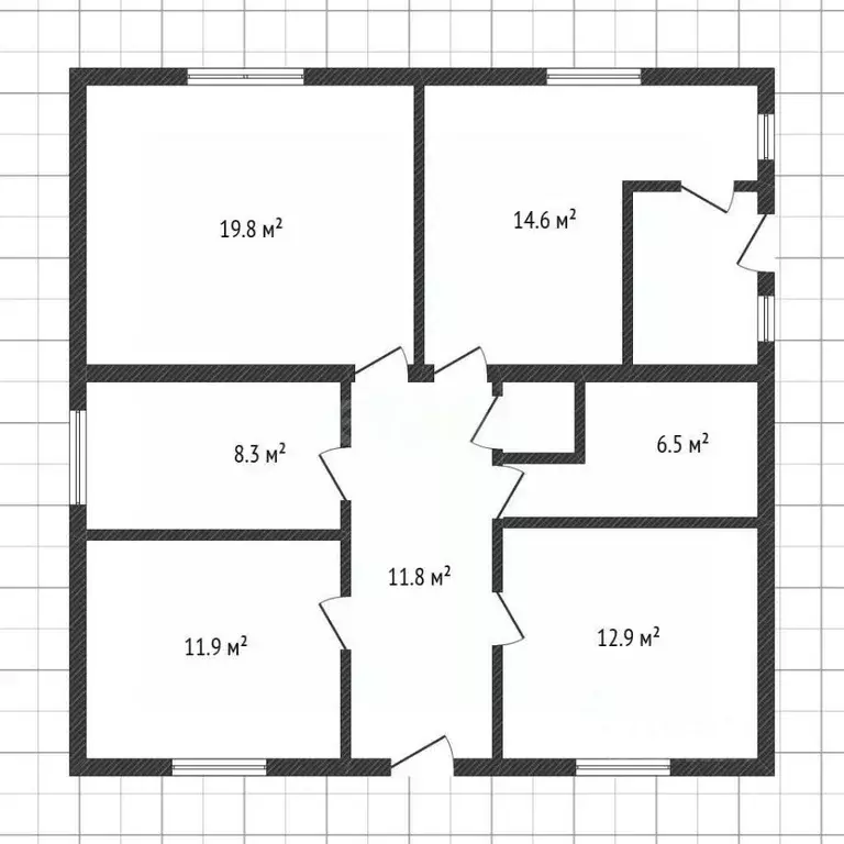 Дом в Белгородская область, Белгород ул. Михаила Эрденко, 3 (91 м) - Фото 2