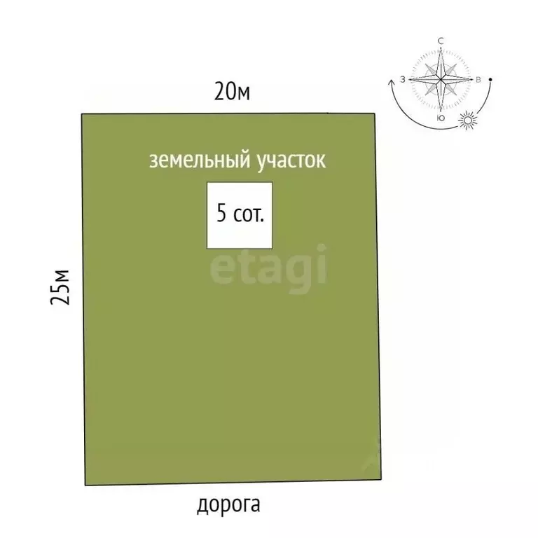 Участок в Ростовская область, Аксайский район, Рассветовское с/пос, ... - Фото 1