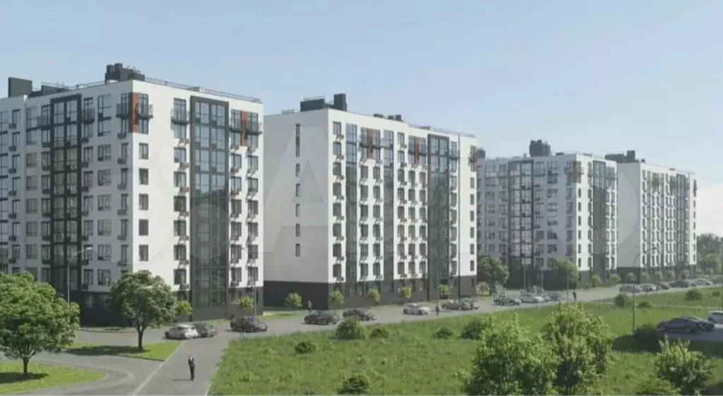 1-к. квартира, 32,9 м, 7/9 эт. - Фото 0