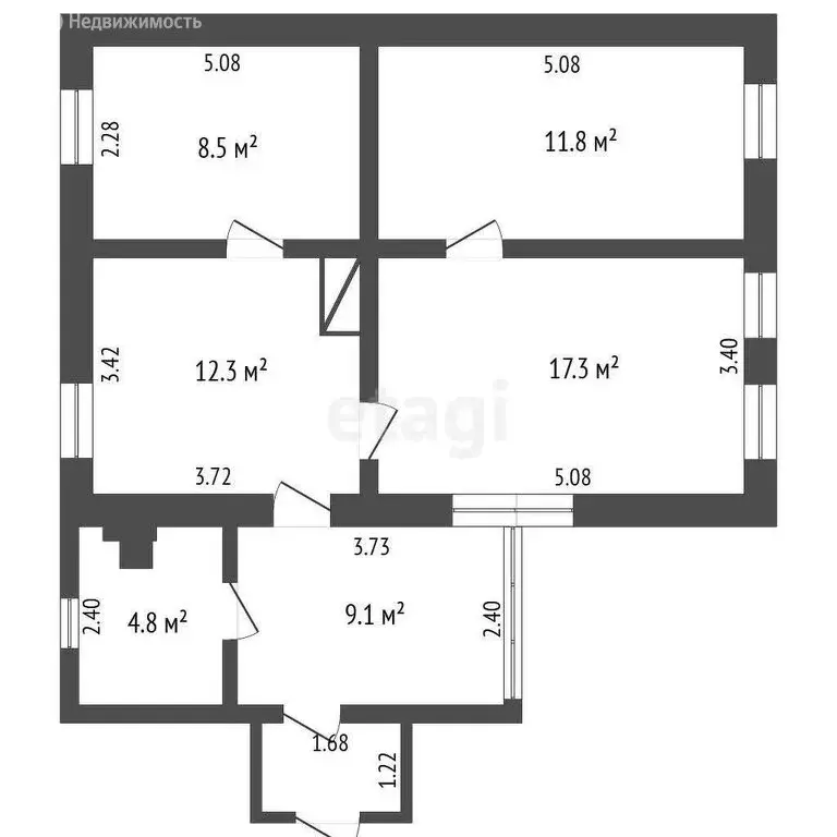 Дом в Приветное, улица Мира, 19 (65.8 м) - Фото 0