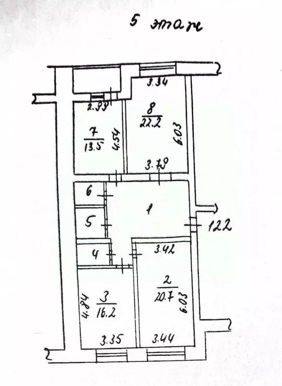 3-к кв. Воронежская область, Воронеж ул. МОПРА, 12А (99.0 м) - Фото 2