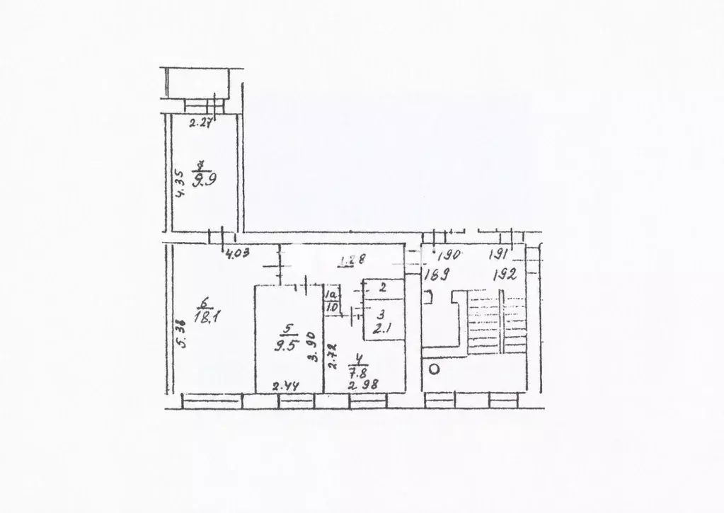 3-к кв. Московская область, Одинцово Вокзальная ул., 9 (55.9 м) - Фото 2