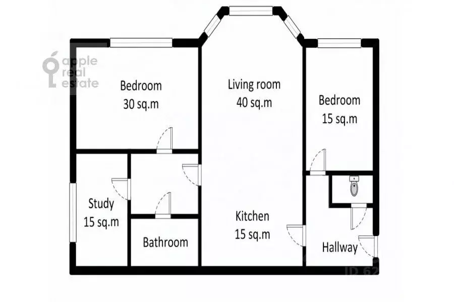 4-к кв. Москва Зоологическая ул., 30С2 (121.0 м) - Фото 1