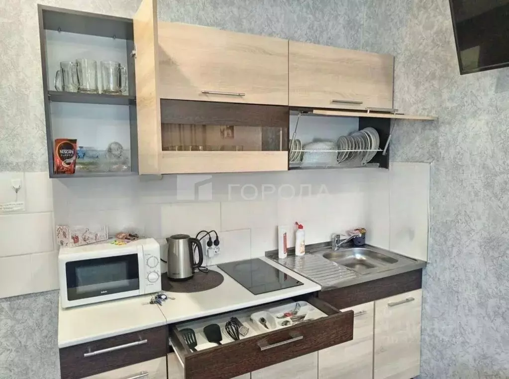 Студия Новосибирская область, Новосибирск Весенний мкр, ул. Заречная, ... - Фото 1