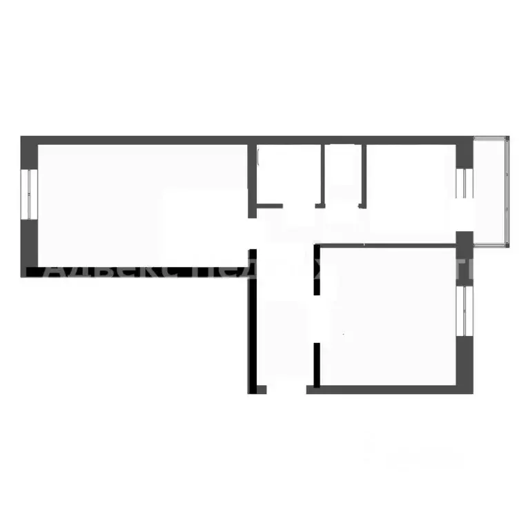 2-к кв. Тюменская область, Тюмень ул. Мельникайте, 89 (47.2 м) - Фото 1