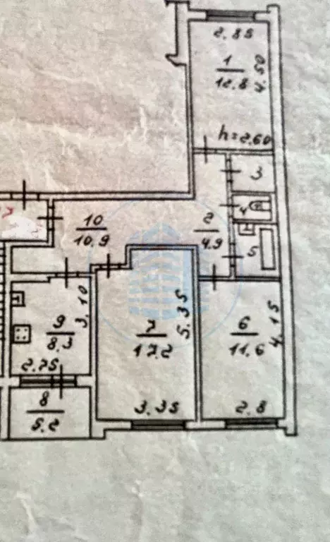 3-к кв. Ставропольский край, Ессентуки Вокзальная ул., 57 (71.2 м) - Фото 2