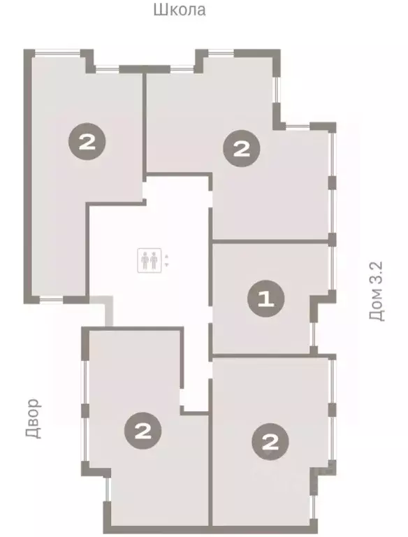 2-к кв. Тюменская область, Тюмень ул. Республики, 205к3 (63.41 м) - Фото 2