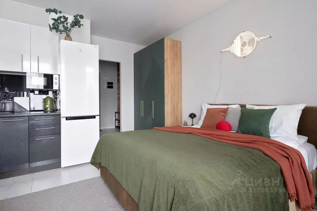 Студия Санкт-Петербург пер. Ипподромный, 1к2 (27.0 м) - Фото 1