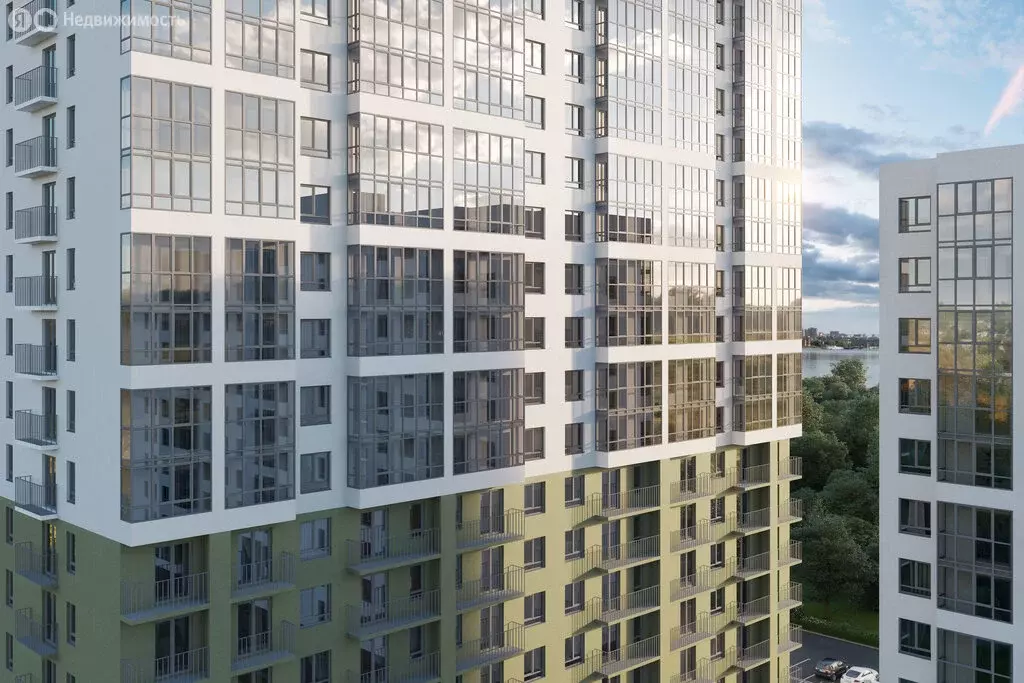 Квартира-студия: Новосибирск, улица Ясный Берег, 25 (41 м) - Фото 2