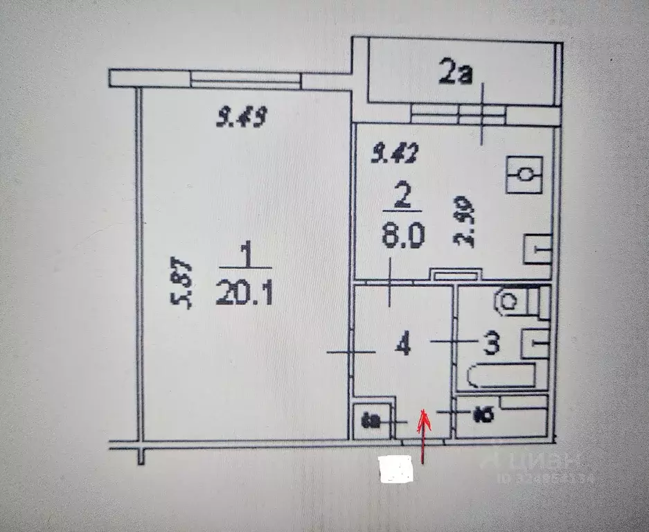 1-к кв. Москва ул. Красного Маяка, 15К3 (36.6 м) - Фото 2