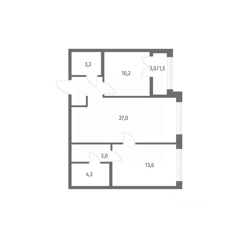 2-к кв. Ленинградская область, Ломоносовский район, Аннинское ... - Фото 0