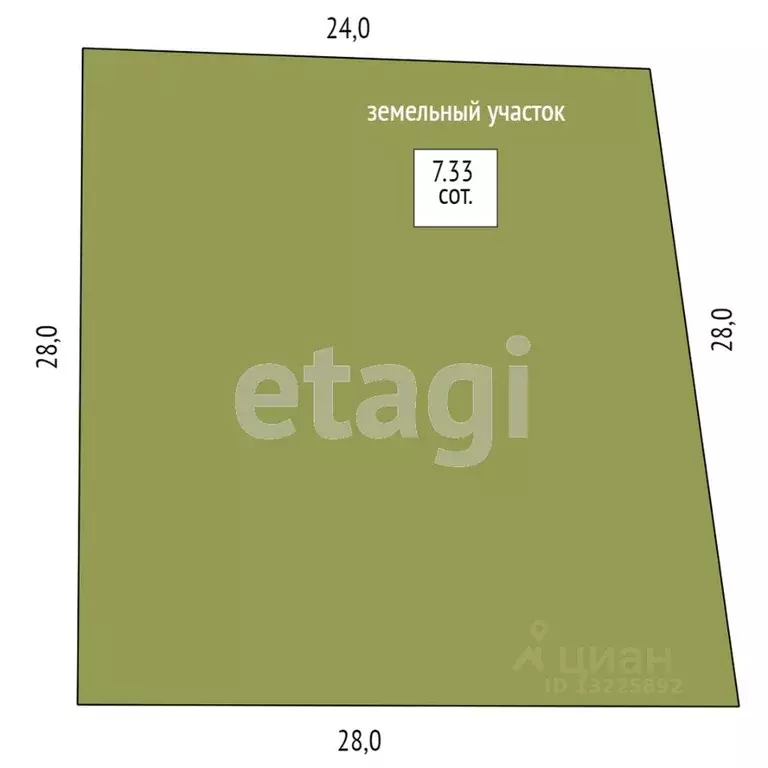 Участок в Вологодская область, д. Кулаково 5 (7.33 сот.) - Фото 2