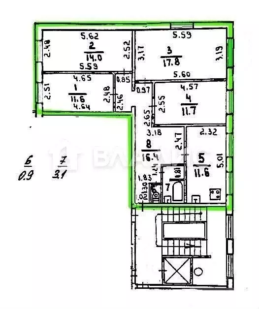 4-к кв. Санкт-Петербург Горелово тер., ул. Коммунаров, 124 (86.6 м) - Фото 1