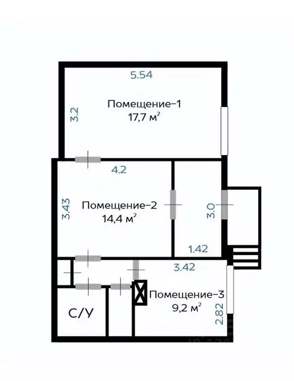Помещение свободного назначения в Москва ул. Генерала Белобородова, 12 ... - Фото 2