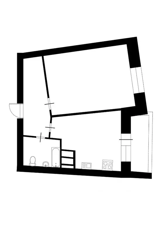 1-к кв. Санкт-Петербург просп. Обуховской обороны, 110К1 (40.0 м) - Фото 2