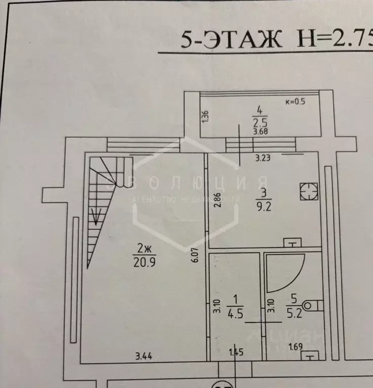 3-к кв. Калининградская область, Калининград ул. Виктора Гакуна, 8 ... - Фото 2