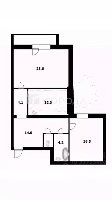 3-к кв. Новосибирская область, Новосибирск ул. Федосеева, 2 (72.8 м) - Фото 2
